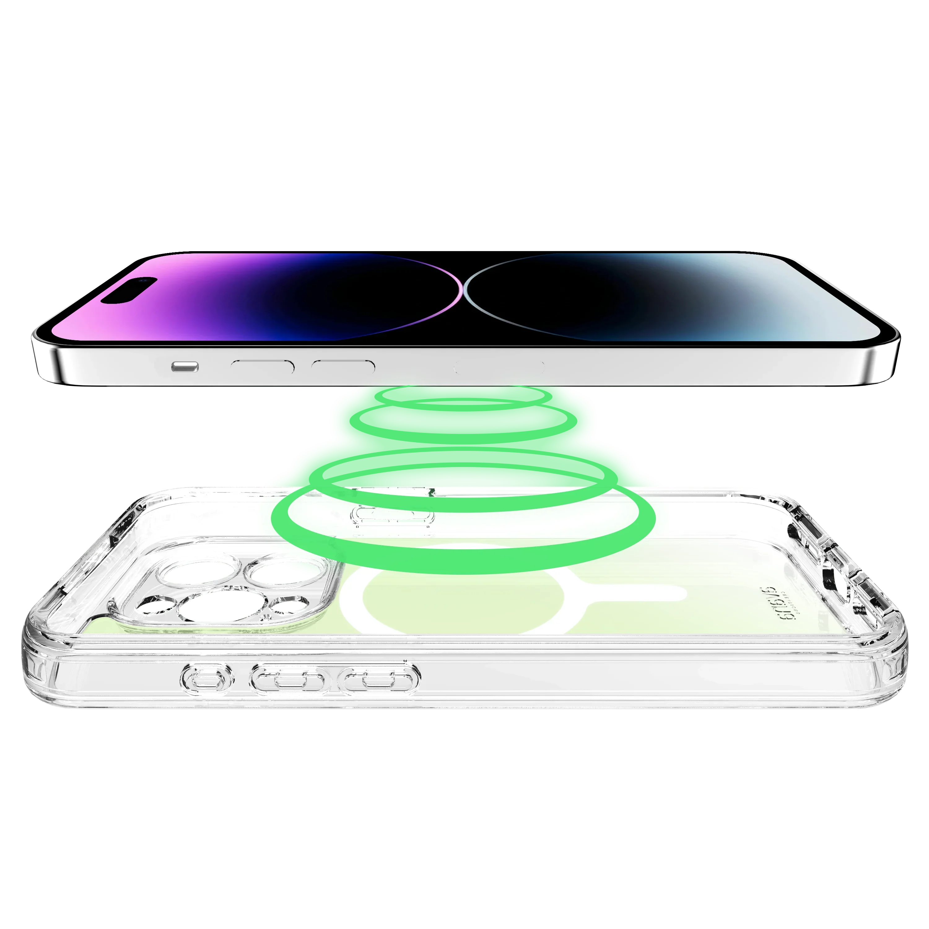 Itskins Avana Cosmic iPhone 15 Pro Max Magsafe Case - Cosmic Green - Tashqila Itskins Avana Cosmic iPhone 15 Pro Max Magsafe Case - Cosmic Green - Tashqila